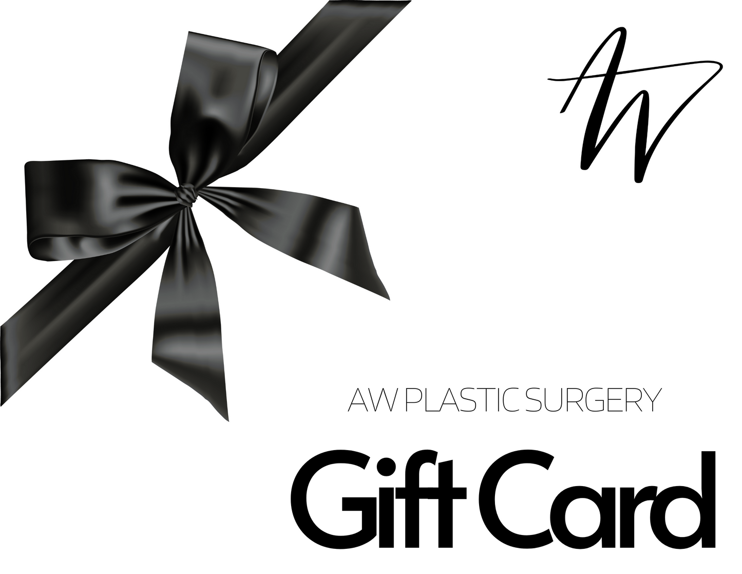 AW Plastic Surgery Gift Card